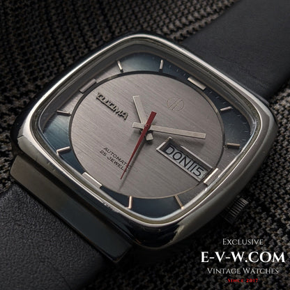 Vintage TUTIMA Glashütte heritage | Automatic TV case Day-Date | Cal. PUW 1563T | Vintage 1970 / Serviced