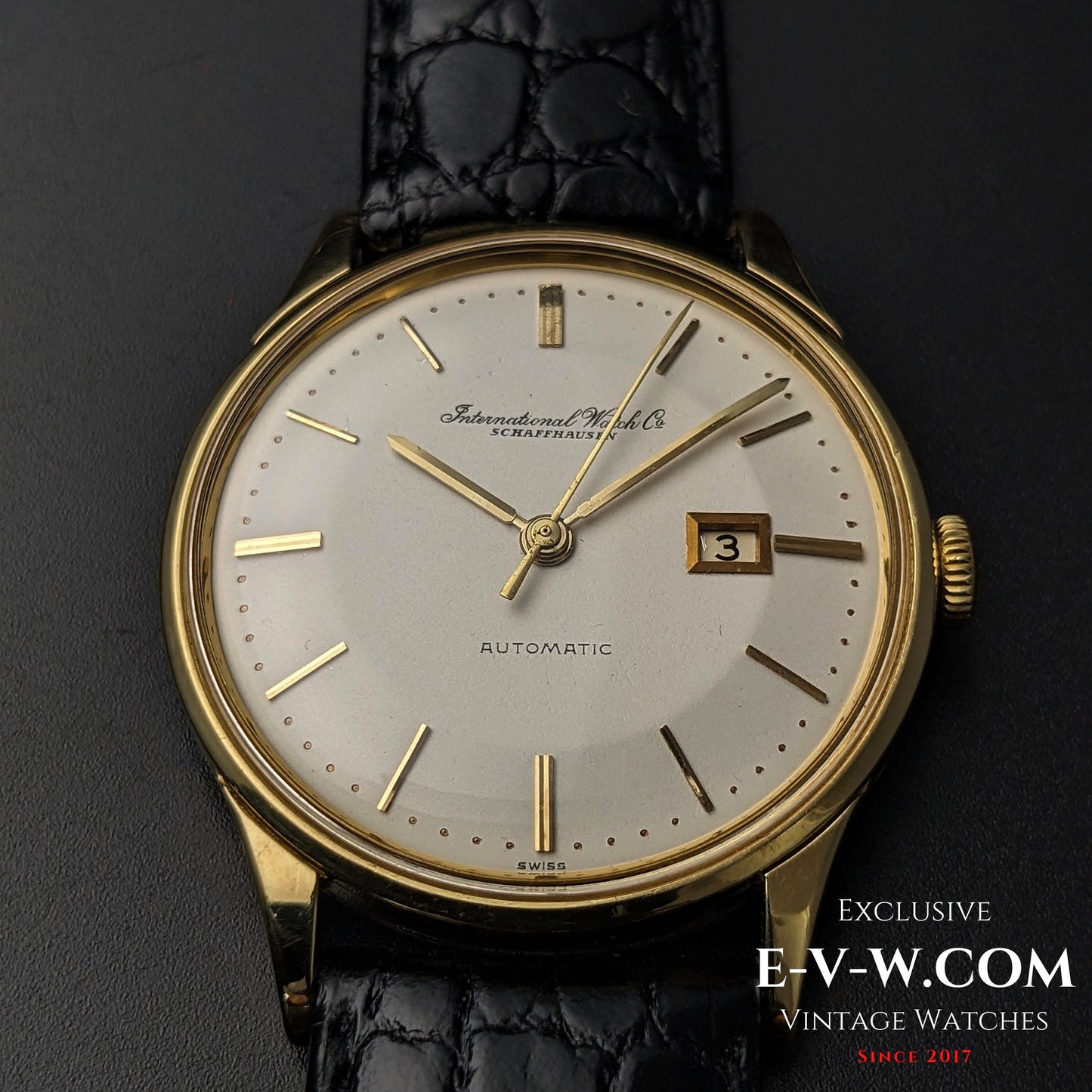 IWC Schaffhausen AUTOMATIC Date | Pie-Pan Dial | Gold-capped | Cal. 8531 | Vintage 1962 | Service 08/2025