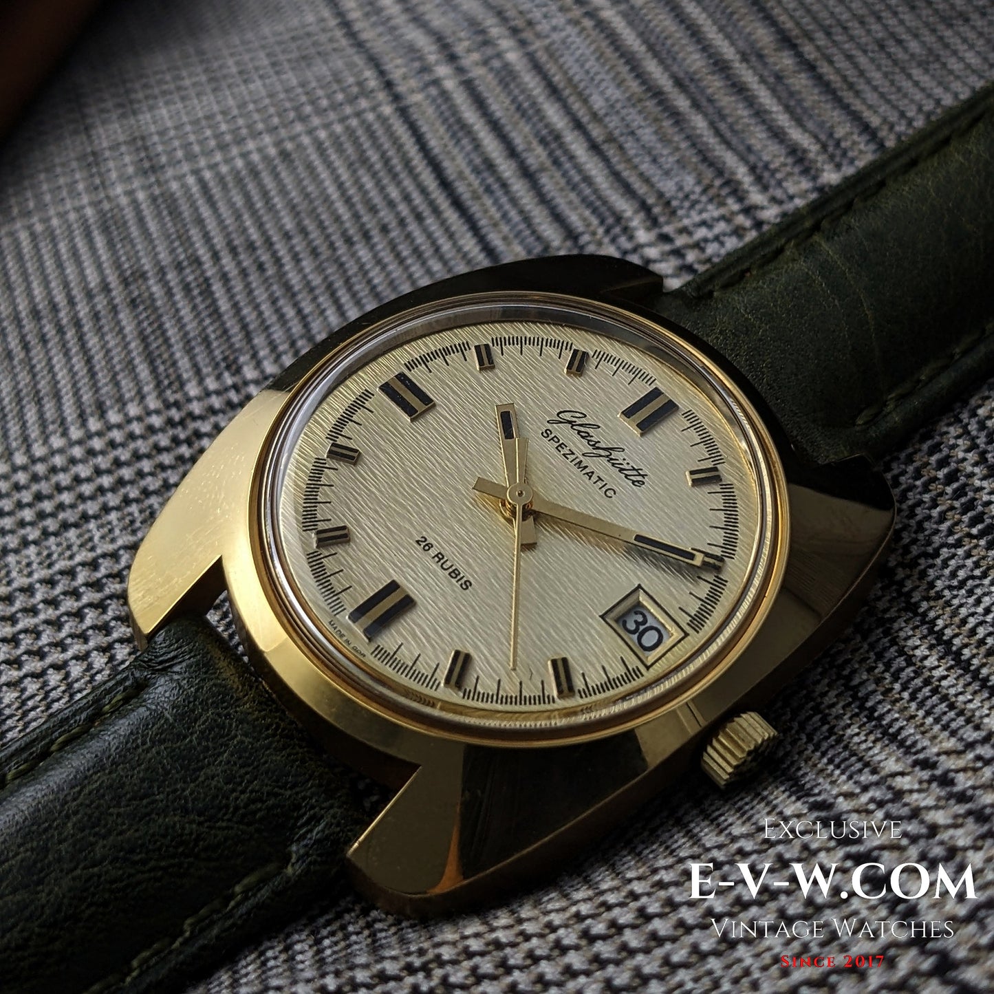 NOS — Early 1970s — Glashuette — Spezimatic — Automatic — GUB 75 — Vintage 1970s — Serviced