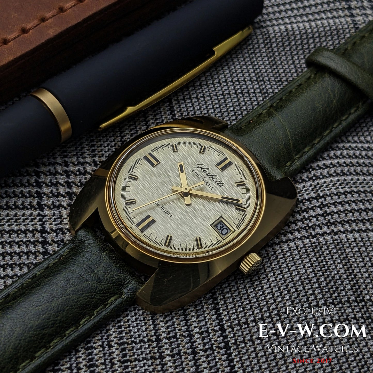 NOS — Early 1970s — Glashuette — Spezimatic — Automatic — GUB 75 — Vintage 1970s — Serviced