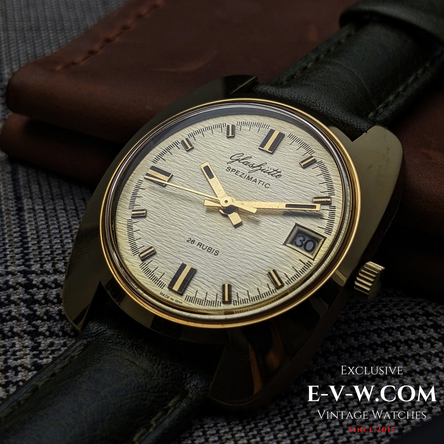 NOS — Early 1970s — Glashuette — Spezimatic — Automatic — GUB 75 — Vintage 1970s — Serviced