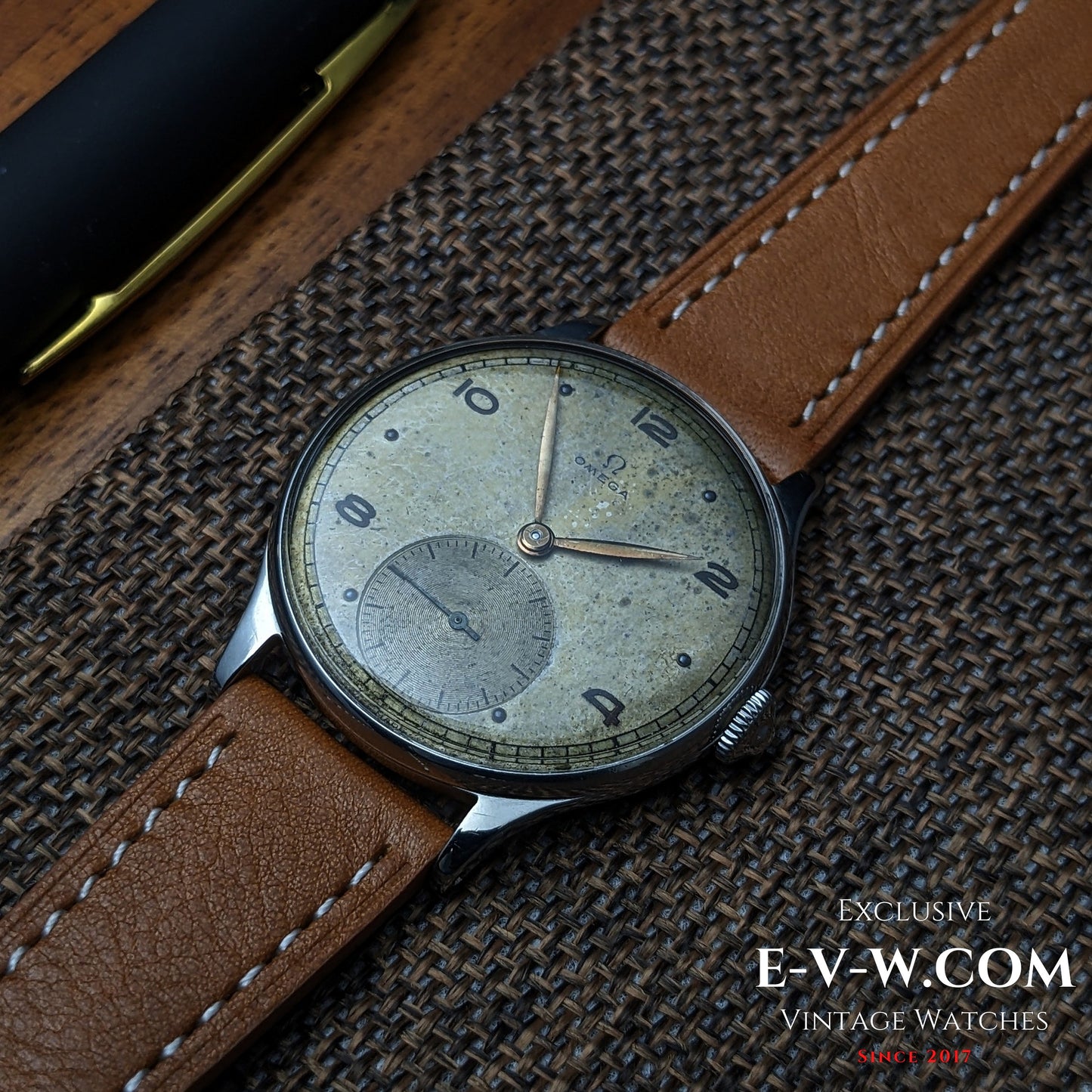 81 years old Omega — Wartime WWII Civil  — Ref. 2317/14 — Cal. 30T2 PC — Vintage 1944 — Serviced