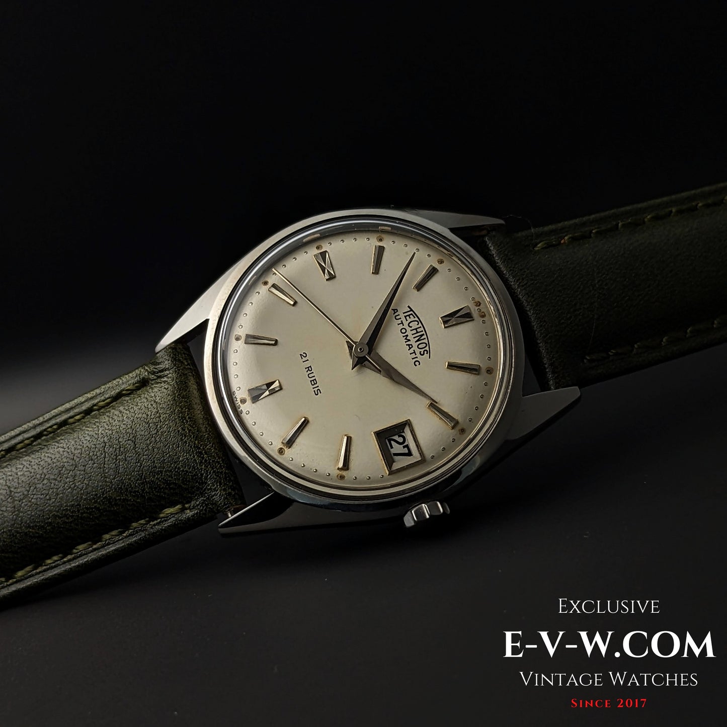1960s — Technos — Automatic — 2452 — ETA 2452 — Vintage 1960s — Serviced