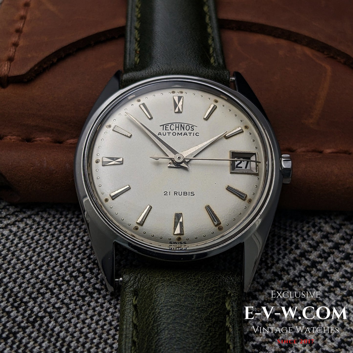 1960s — Technos — Automatic — 2452 — ETA 2452 — Vintage 1960s — Serviced