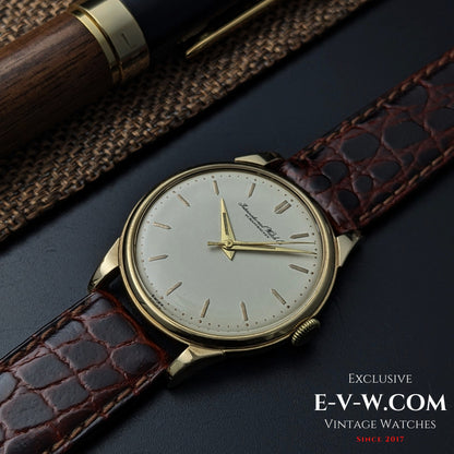 68 years old — IWC Schaffhausen — Elegant 9ct gold dress watch — Cal. 89 — Vinatge 1957-Serviced — Serviced