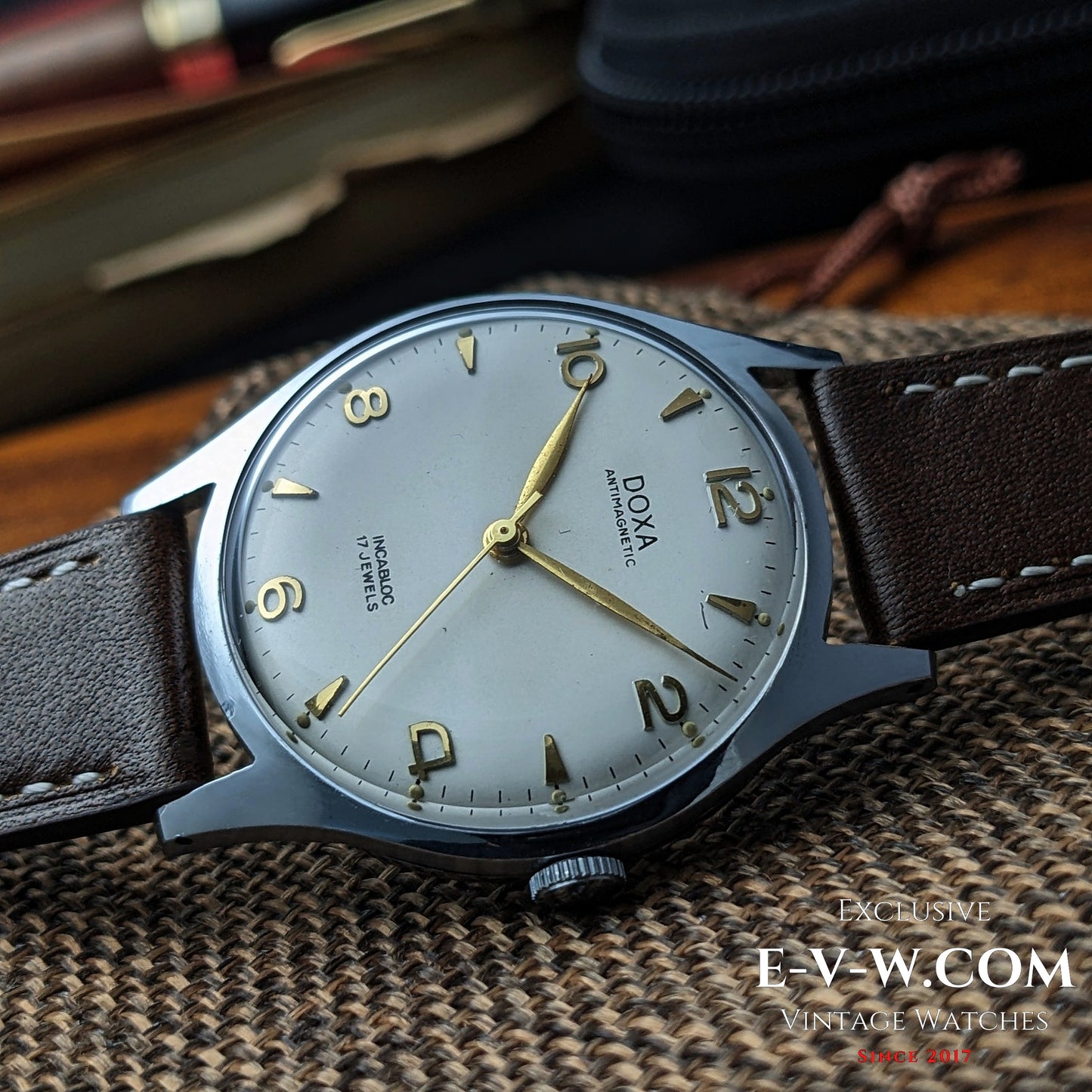 1950s — DOXA — Antimagnetic — Cal. 380 FFR — Vintage 1950s — Serviced