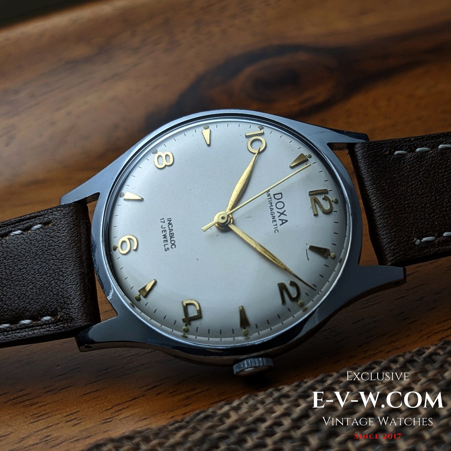 1950s — DOXA — Antimagnetic — Cal. 380 FFR — Vintage 1950s — Serviced