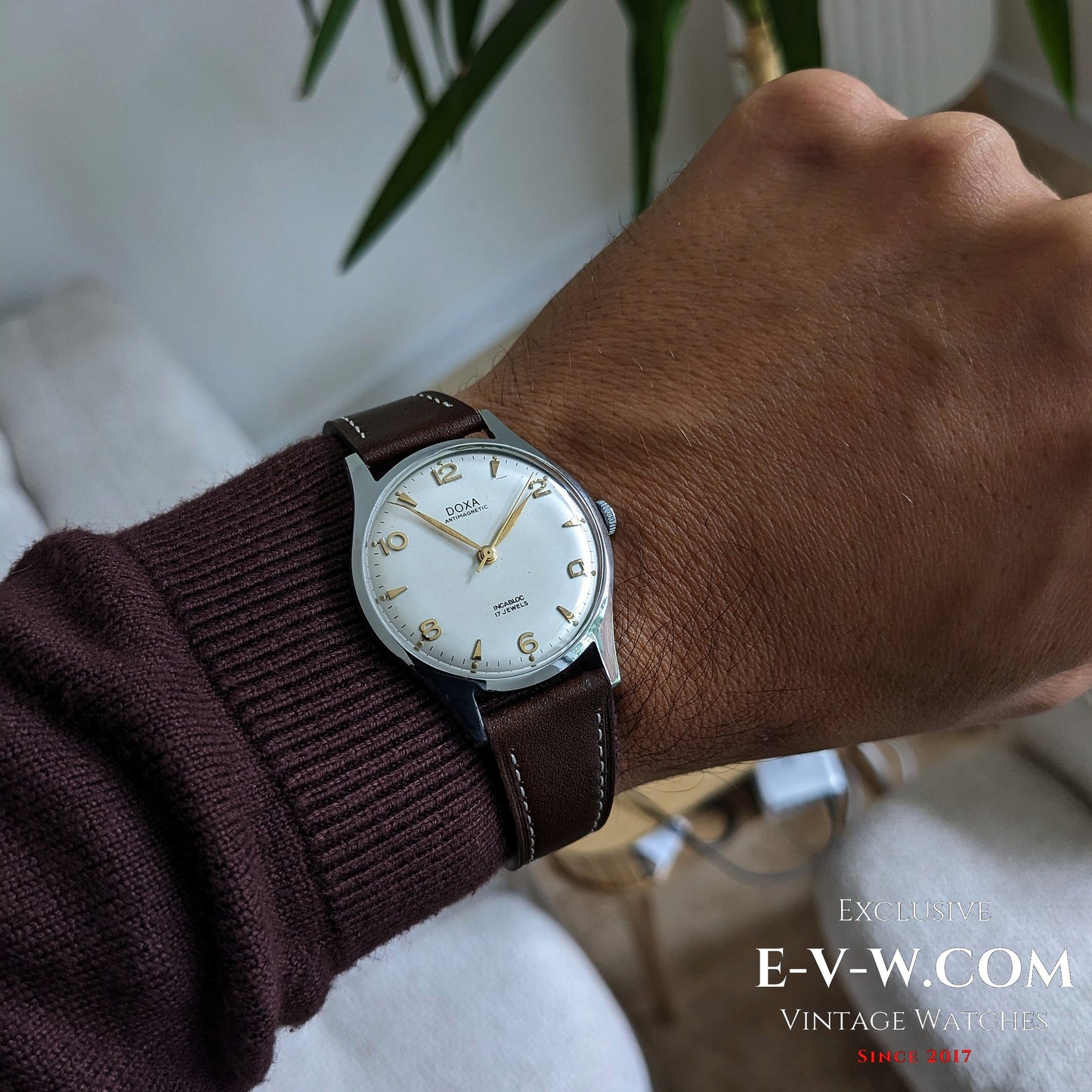 1950s — DOXA — Antimagnetic — Cal. 380 FFR — Vintage 1950s — Serviced