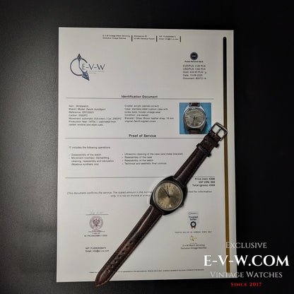 Early 1970s — Zenith — Automatic AutoSport — GR720001 — 2562PC — 1970s — Serviced