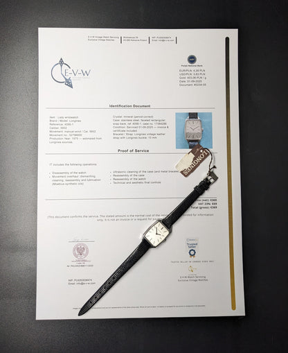 50 Years Old Vintage Longines Lady / Unworn NOS / Ref. 4066-1 / Cal. 5602 / Vintage 1975 / Serviced