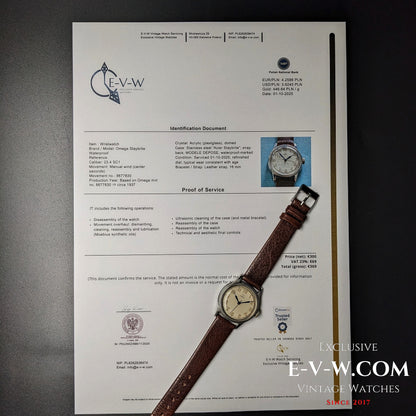 88 yeras old— Omega Medicus - Cal. 23.4 SC1 — Antique 1937 — Serviced