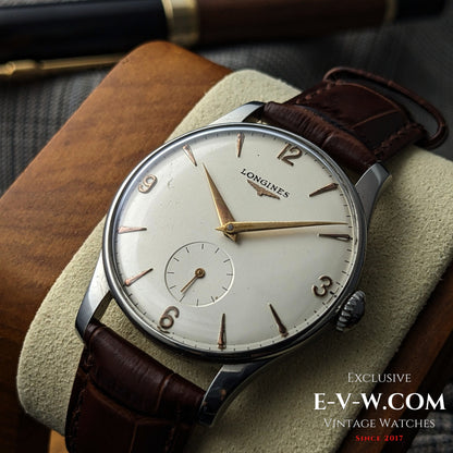 68 years old LONGINES Calatrava- Ref 5356-35- Cal. 12.68Z -Vintage 1957-Serviced