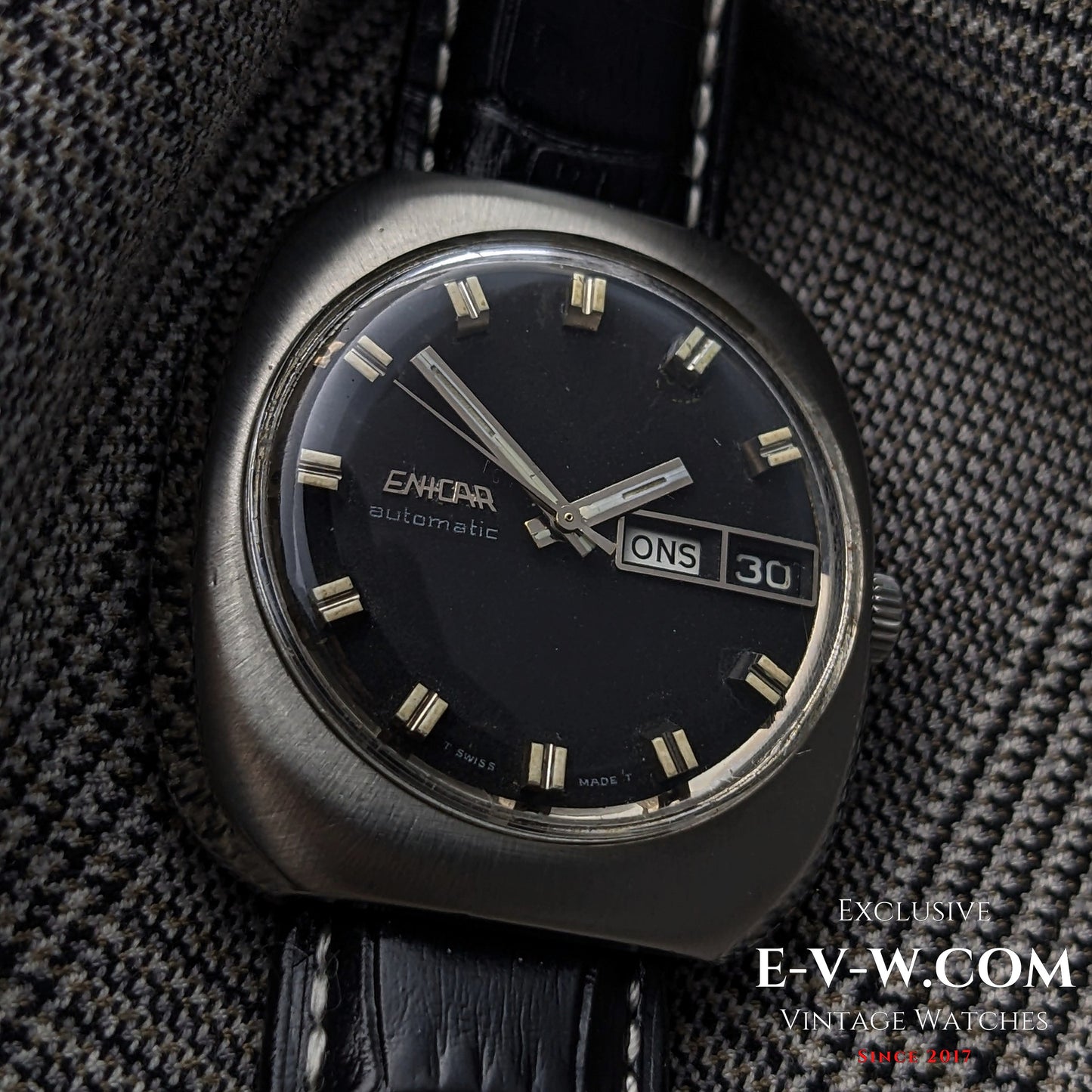 Enicar Day-Date | Ref. 147-01-13 | Cal. AR 1147 | Vintage 1970 | Serviced