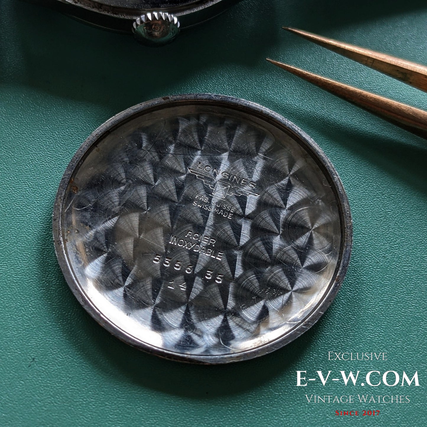 68 years old LONGINES Calatrava- Ref 5356-35- Cal. 12.68Z -Vintage 1957-Serviced