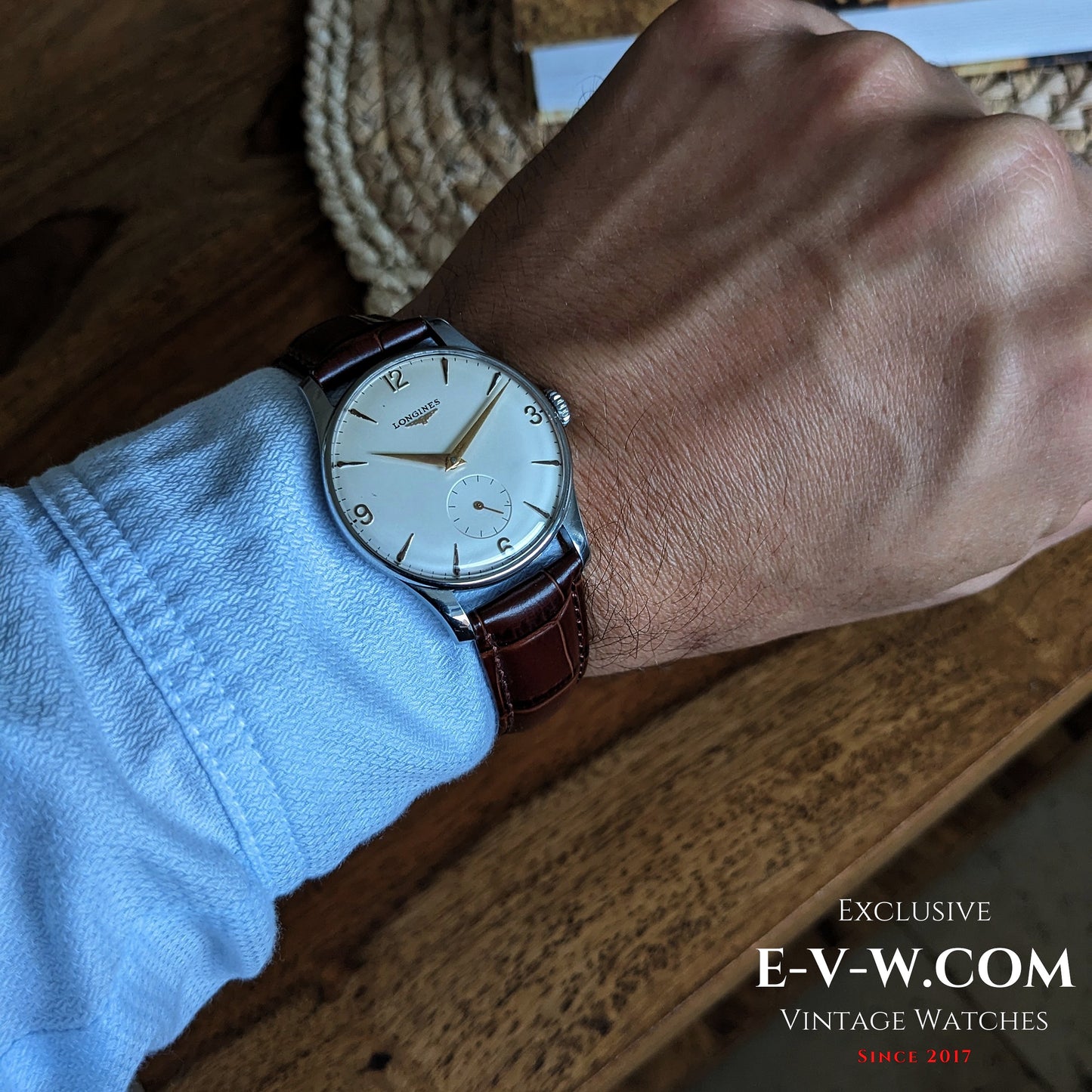 68 years old LONGINES Calatrava- Ref 5356-35- Cal. 12.68Z -Vintage 1957-Serviced