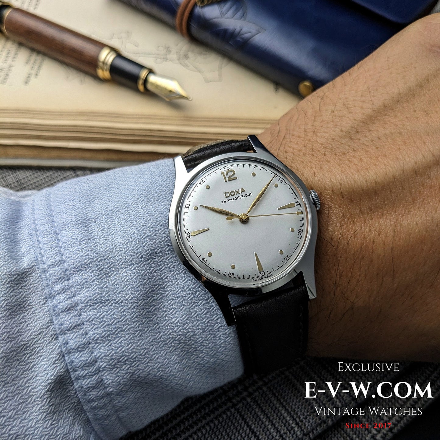 1950s — Doxa Antimagnetique Jumbo 38mm | Cal. 1147 | Vintage | Serviced