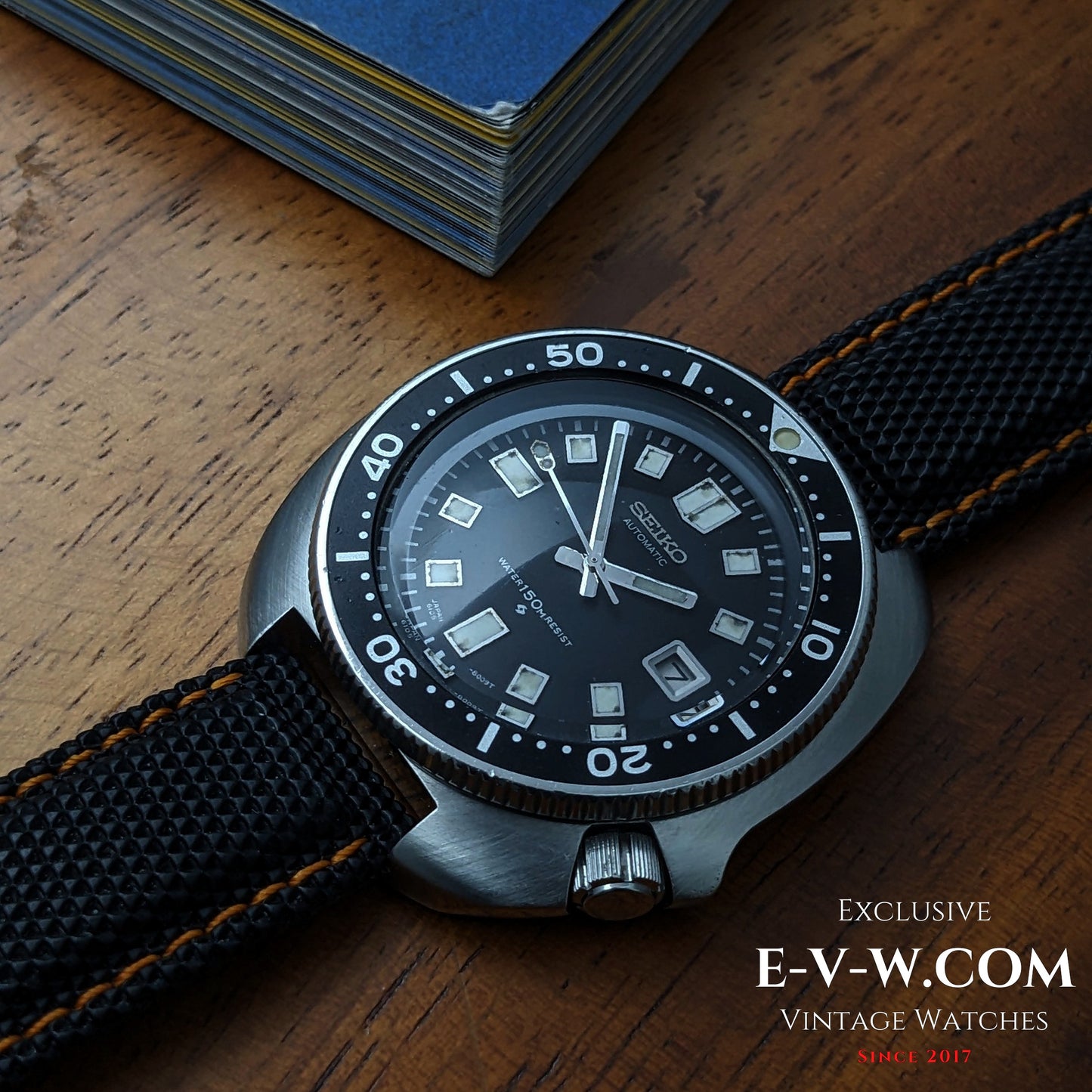 55 Years Old Vintage SEIKO Diver Capitan Willard Automatic Ref. 6105-8110 / Cal. 6105B / Vintage 1970s / Serviced