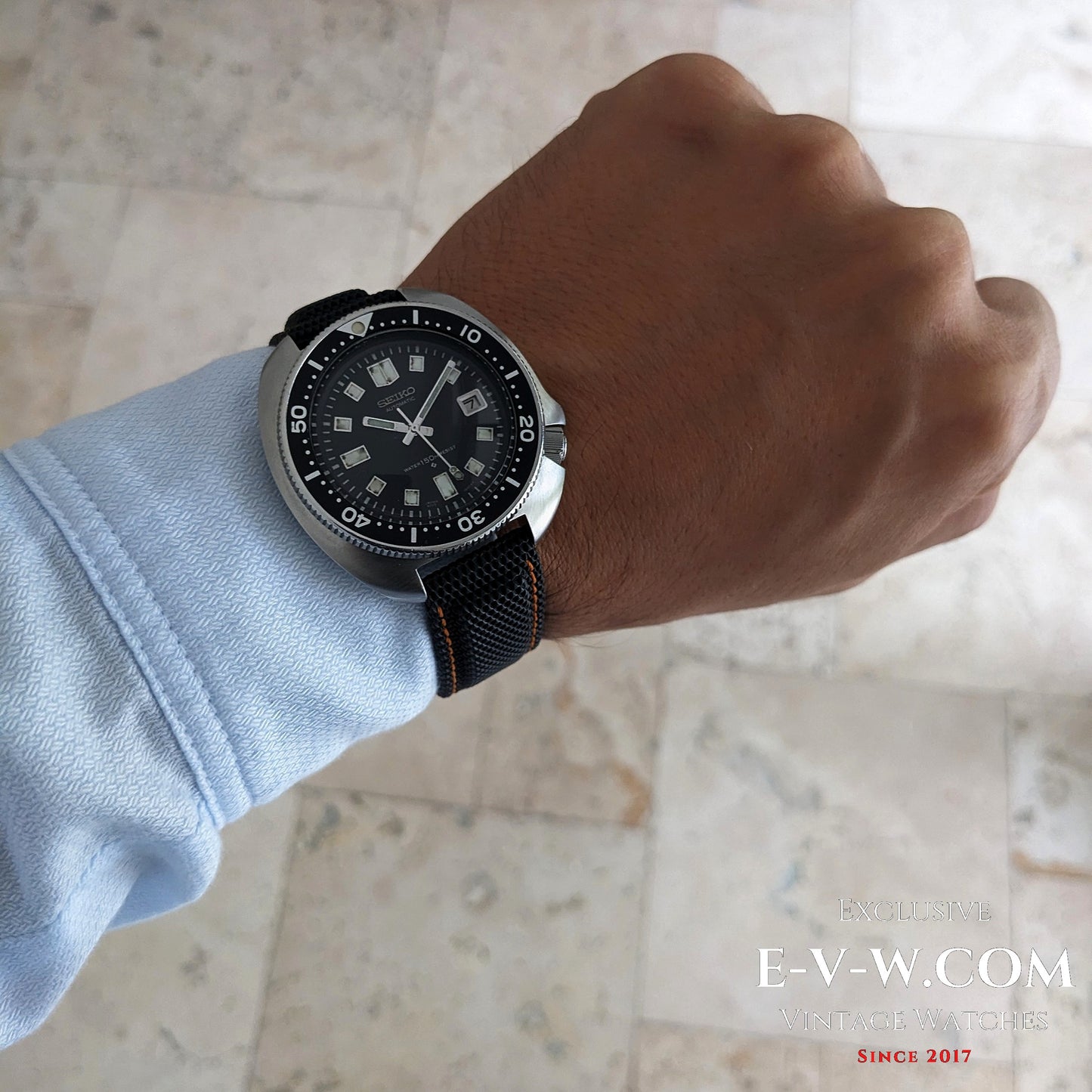 55 Years Old Vintage SEIKO Diver Capitan Willard Automatic Ref. 6105-8110 / Cal. 6105B / Vintage 1970s / Serviced