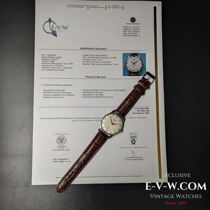 68 years old LONGINES Calatrava- Ref 5356-35- Cal. 12.68Z -Vintage 1957-Serviced