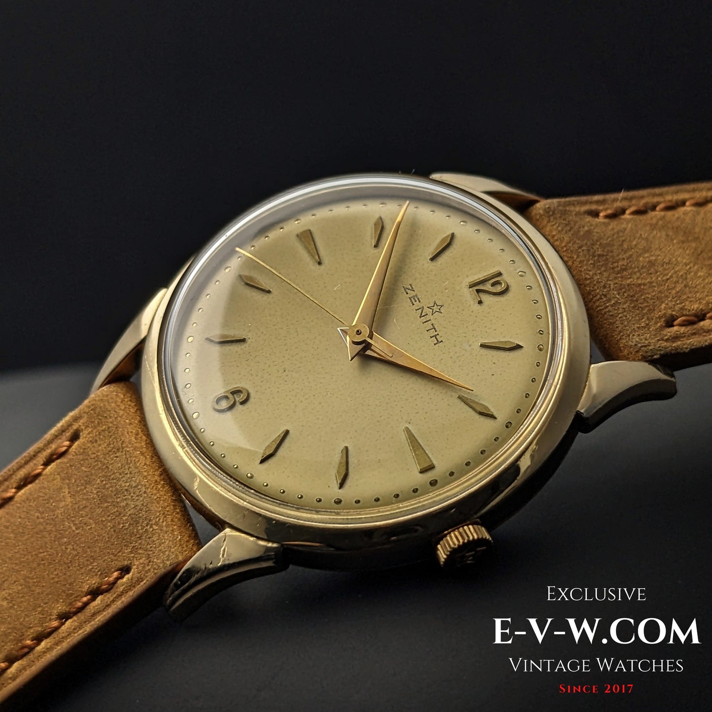 73 Years Old  Zenith Dress Watch |  gold-plated | Cal. 126-6 | Vintage 1952 | Serviced