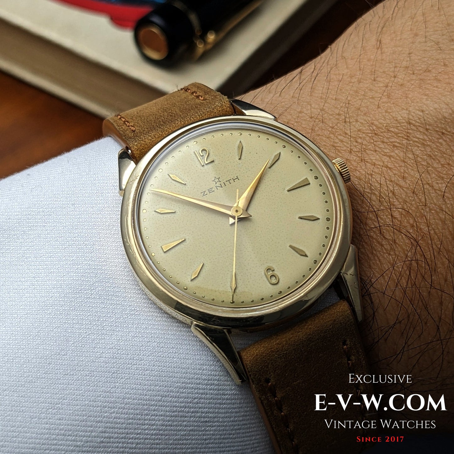 73 Years Old  Zenith Dress Watch |  gold-plated | Cal. 126-6 | Vintage 1952 | Serviced