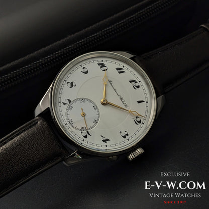 108 years old IWC Shaffhausen pocket-watch movement cal 66 / Antique 1917 / Serviced