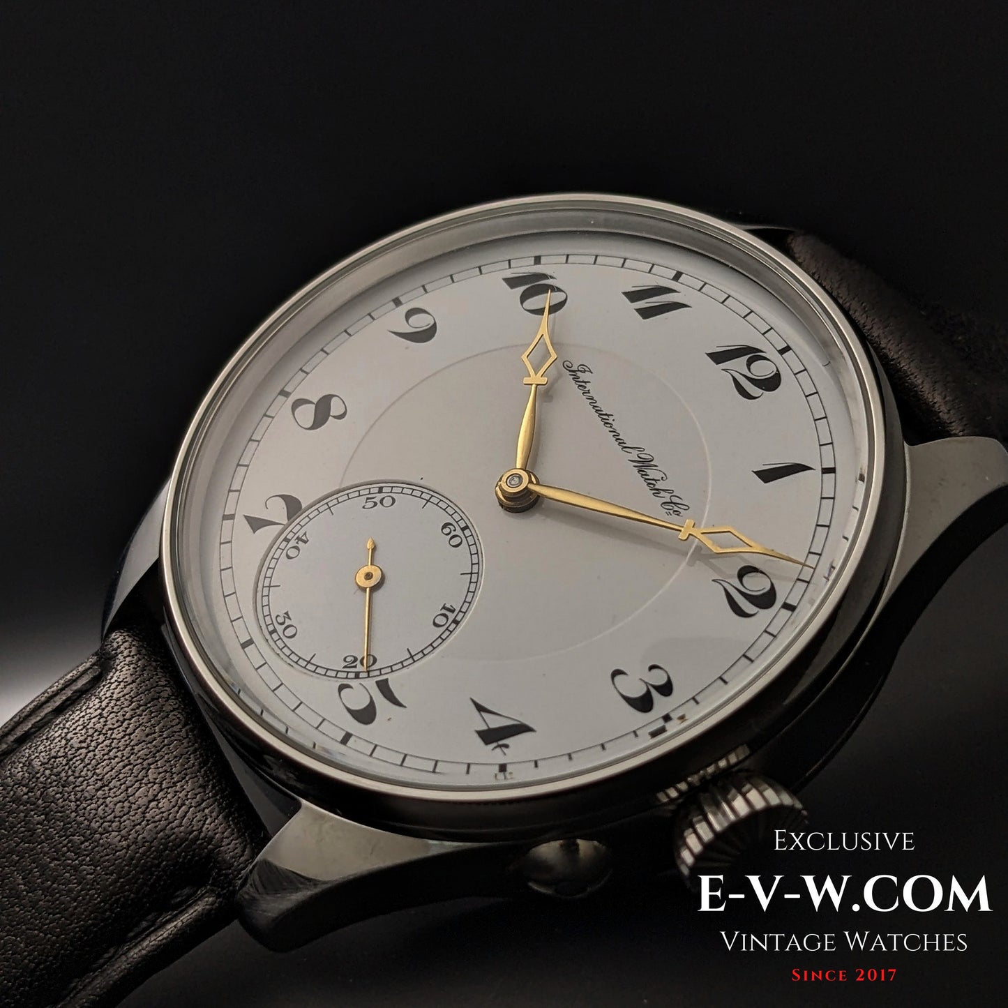 108 years old IWC Shaffhausen pocket-watch movement cal 66 / Antique 1917 / Serviced