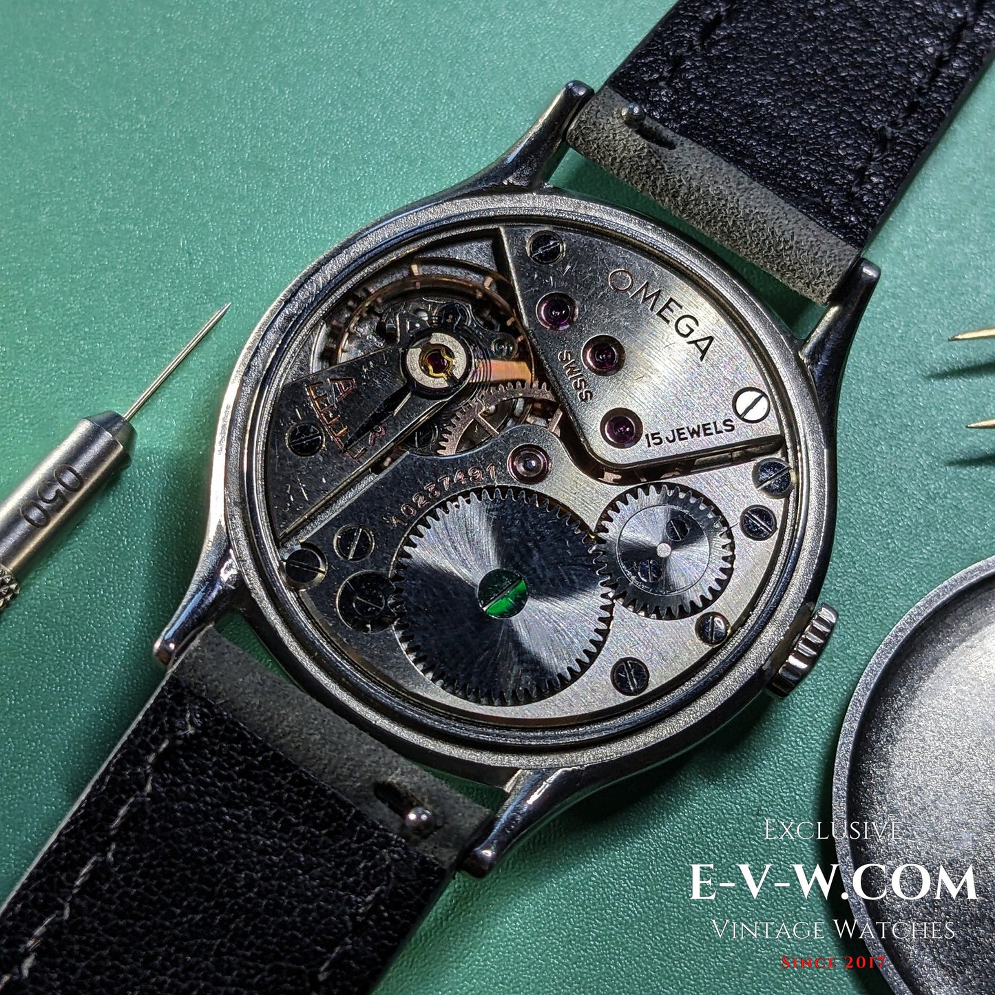 81 Years Old WWII Omega | Ref. CK 2317 / 10 | Cal. 30T2PC | Vintage 1944 | Serviced