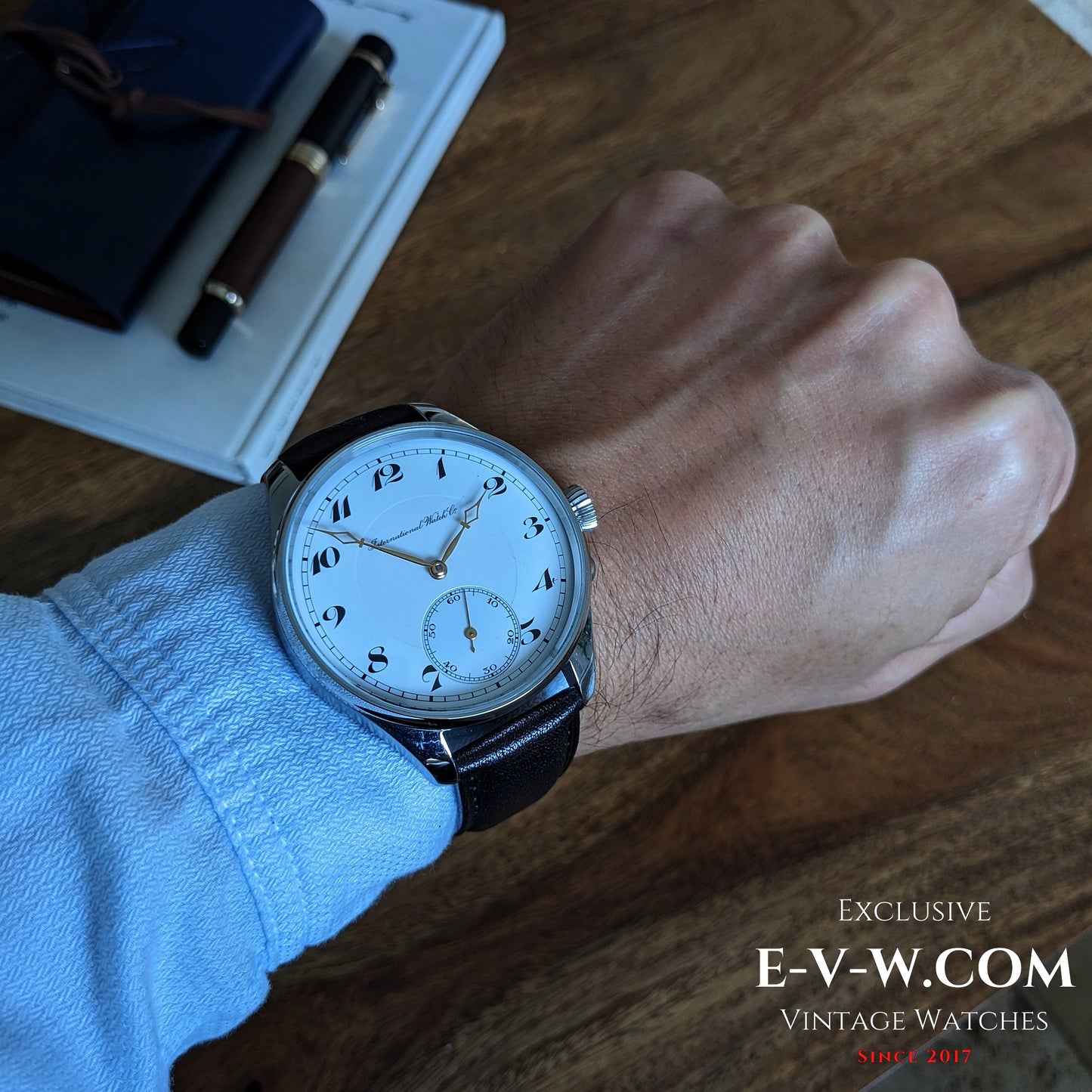 108 years old IWC Shaffhausen pocket-watch movement cal 66 / Antique 1917 / Serviced