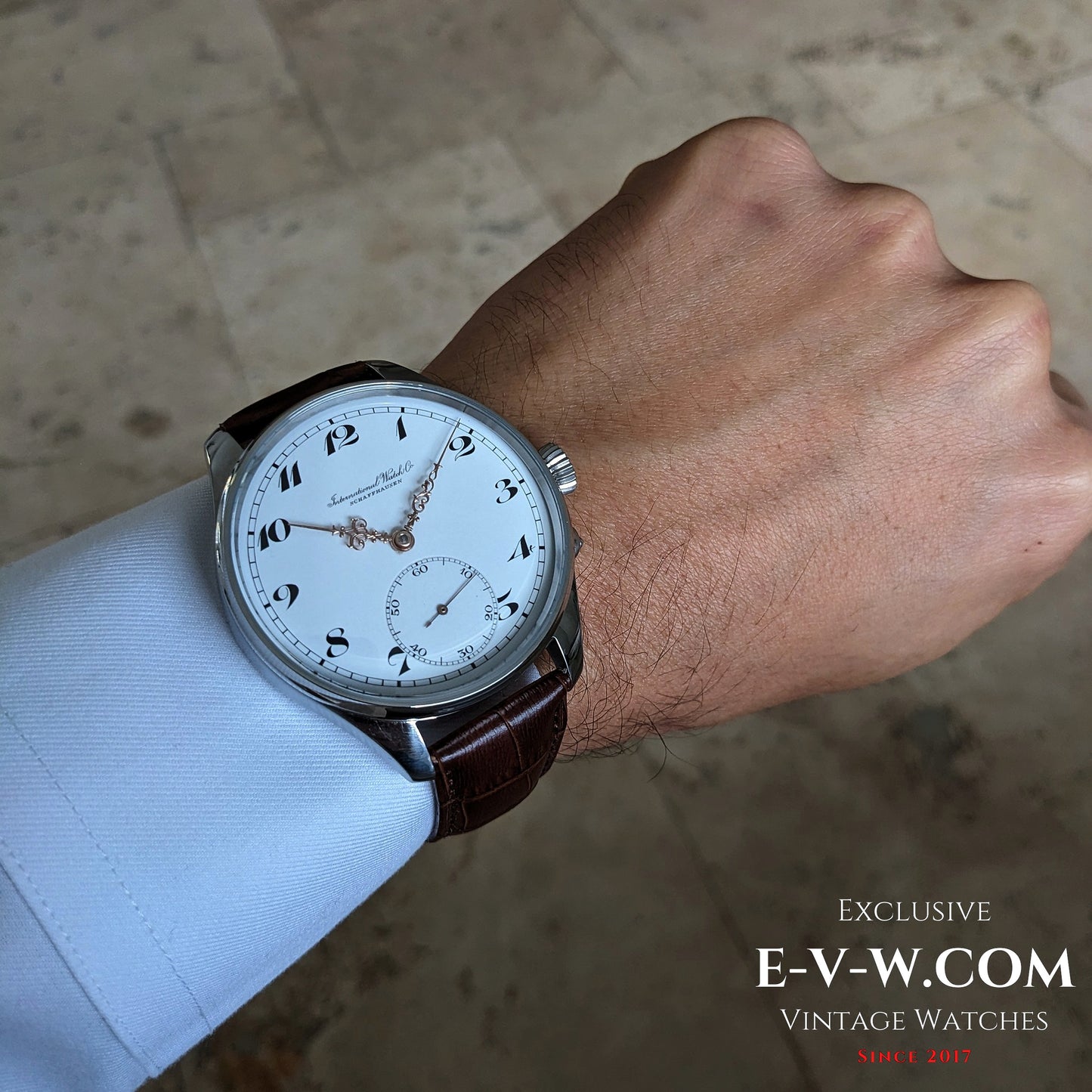 117 Years Old  IWC Schaffhausen | Pocket-to-Wrist Conversion | Cal. 53 SAv (19''' H 6½) | Antique 1908 | Serviced