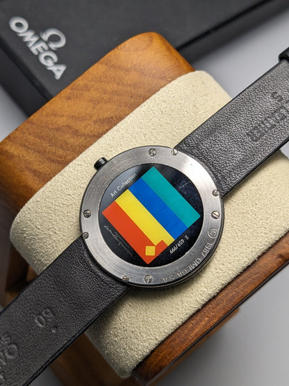 Very Rare Omega "ART COLLECTION 1987"/ Designed by Camille Graeser /Ceramic / Unique