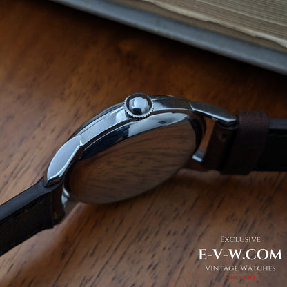 RARE 1950s Zenith Sporto | Cal. 40 | Rare Patented Transparent Dust Cover| Serviced