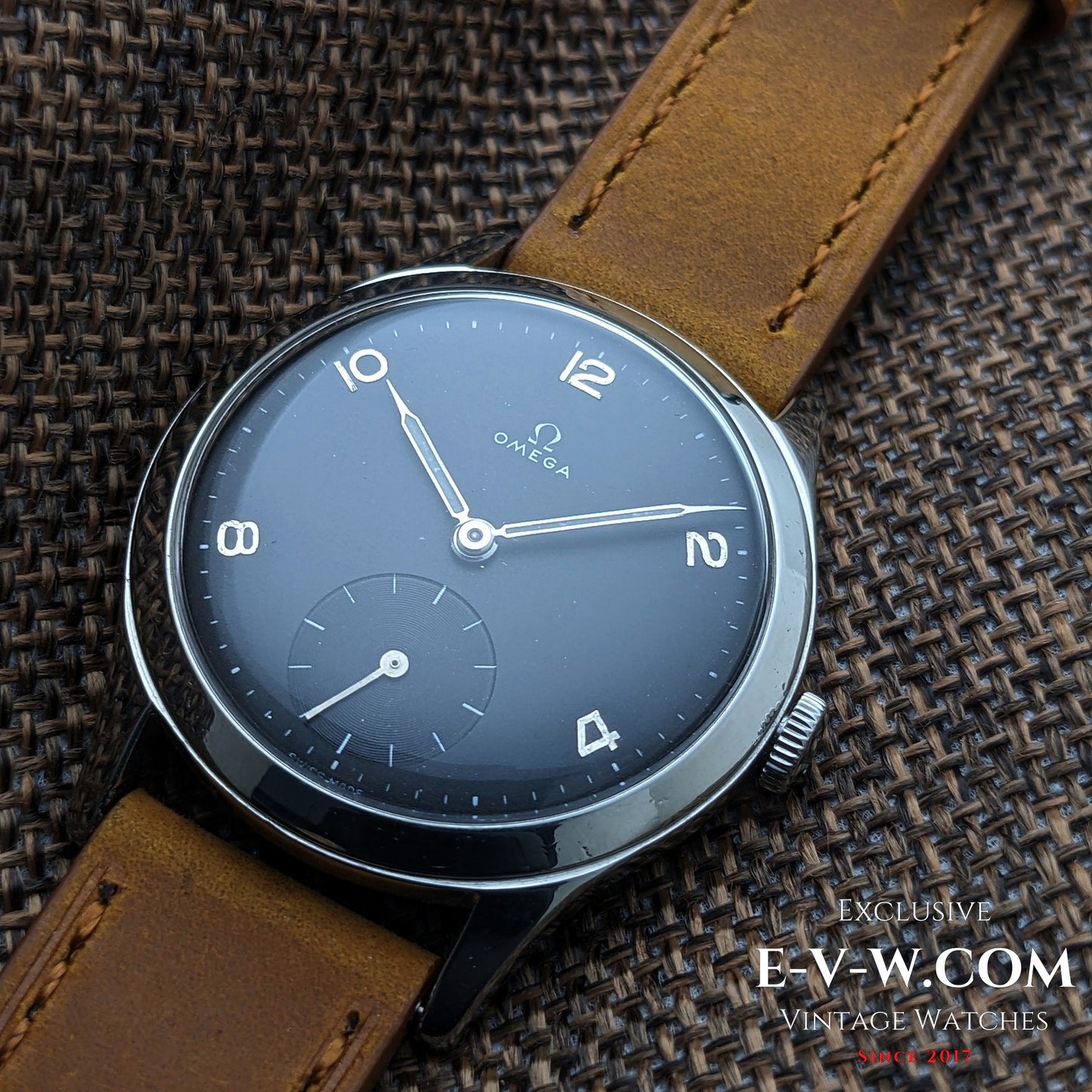 75 Years Old Black Omega | Ref. 2622-2 | Cal. 265(30T2 family) | Vintage 1950