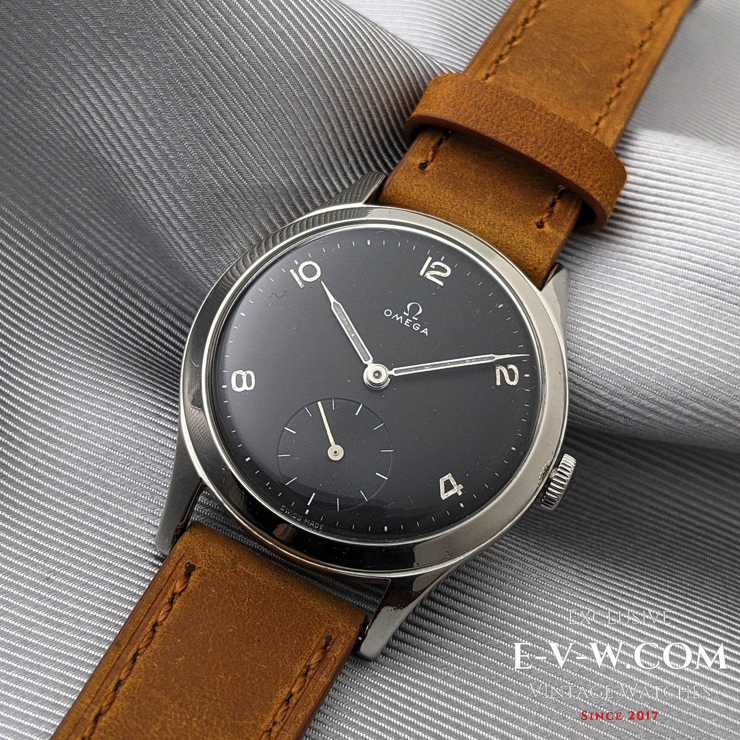 75 Years Old Black Omega | Ref. 2622-2 | Cal. 265(30T2 family) | Vintage 1950