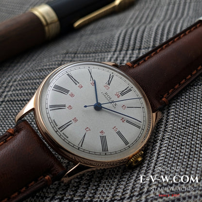 An exceptionally rare early Rolex Chronometer from the pre-Oyster era / Cal 530 /  Ref. 4139 – 14K Gold (c. 1943–1946)