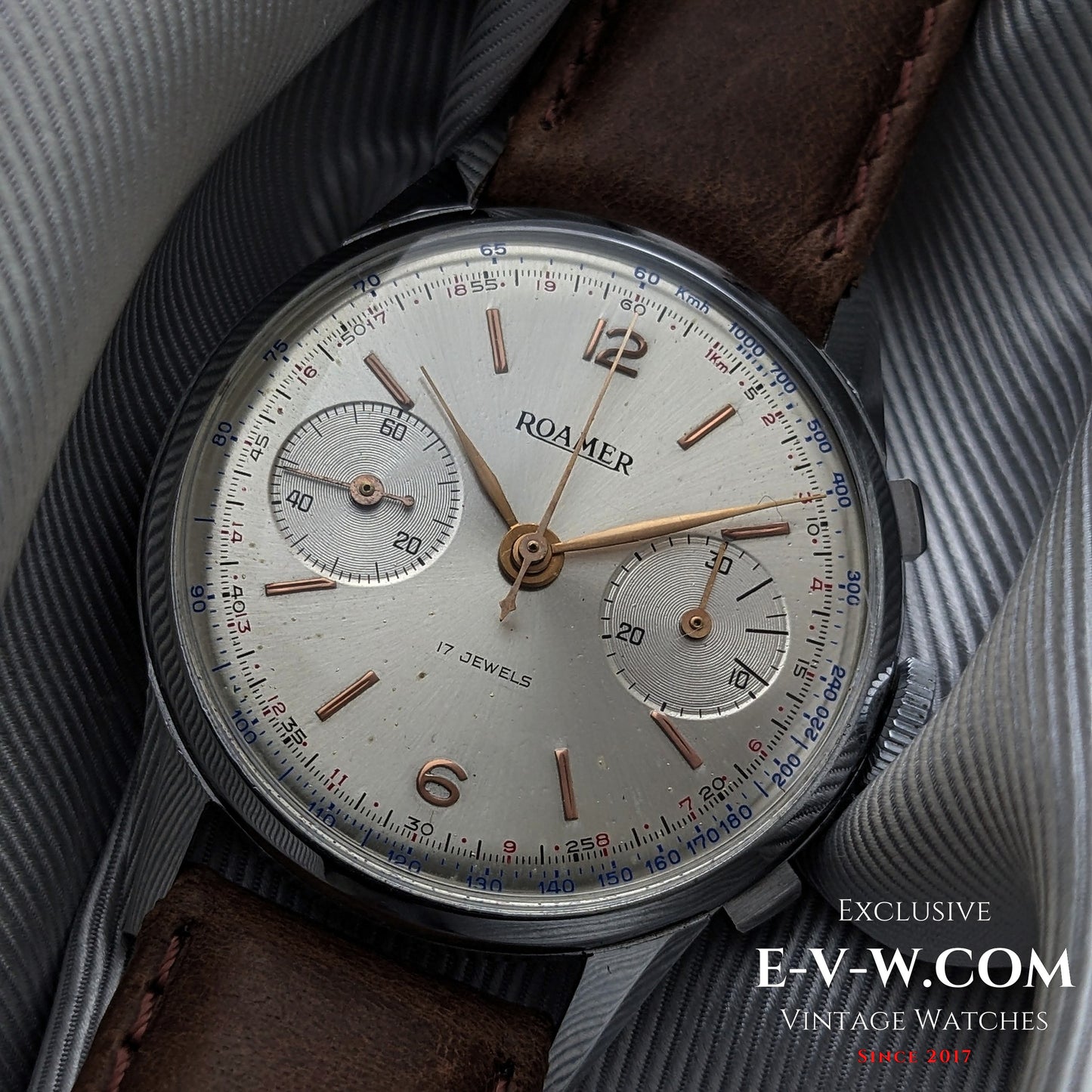 1940s Roamer Chronograph Jumbo | Ref. 2403 | Valjoux 22 | Serviced