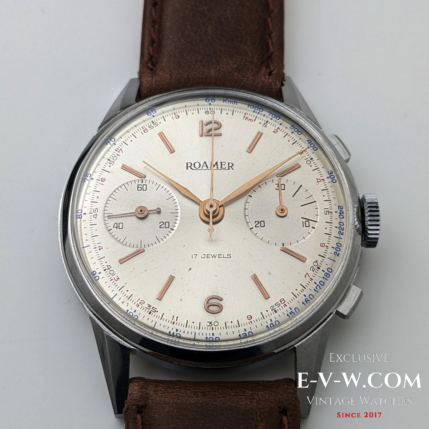 1940s Roamer Chronograph Jumbo | Ref. 2403 | Valjoux 22 | Serviced