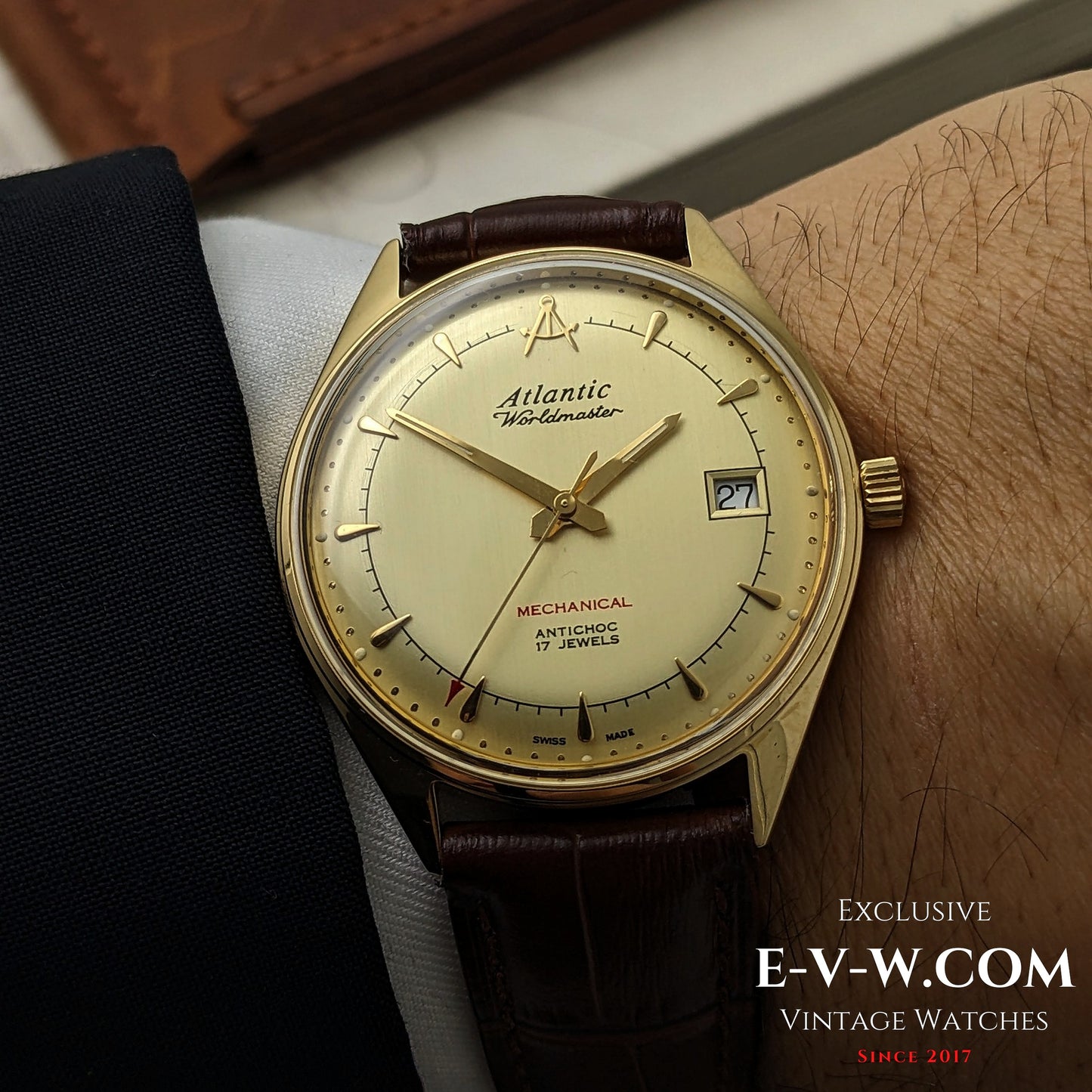 Atlantic Worldmaster| Cal. 969-4M | Vintage 1960s | Serviced