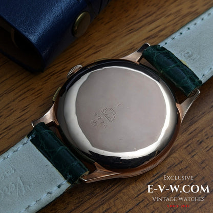 Kelbert Chronograph 18ct Rose Gold 1940s Watch / Serviced