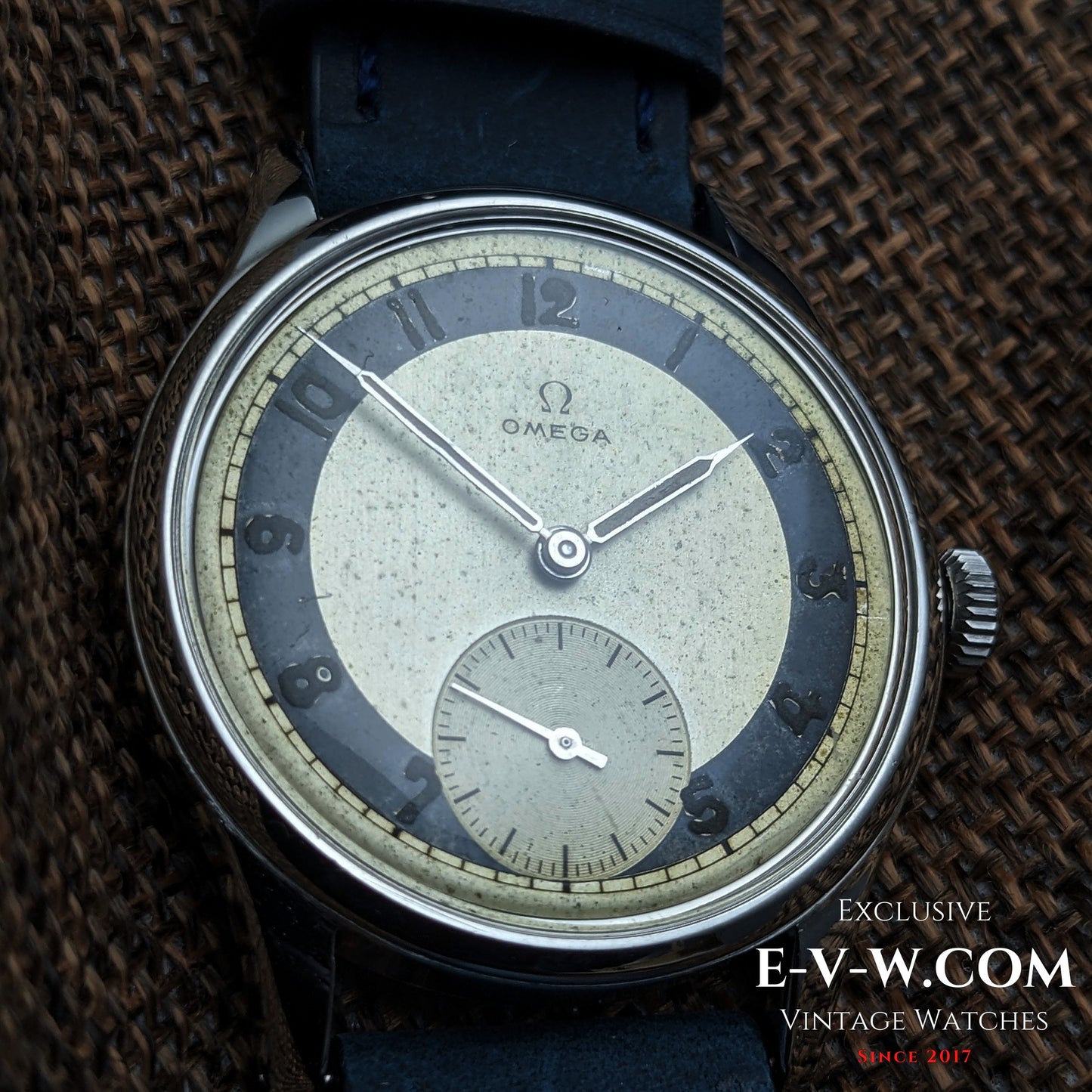 Omega Bullseye Vintage 1944 - Wartime Era Classic / Serviced