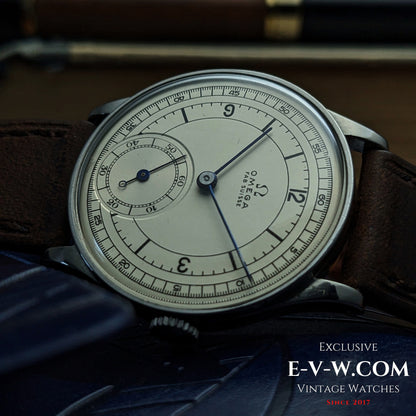 1940 Omega Sector Dial | Caliber 30T2 Vintage Watch | Serviced