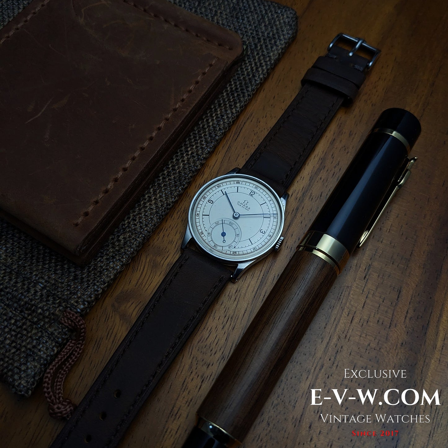 1940 Omega Sector Dial | Caliber 30T2 Vintage Watch | Serviced