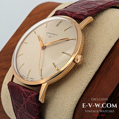 Vintage 1968 Longines 18k Solid Gold Vintage Watch Ref. 7785 - Cal. 284 / Serviced