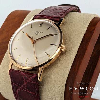 Vintage 1968 Longines 18k Solid Gold Vintage Watch Ref. 7785 - Cal. 284 / Serviced