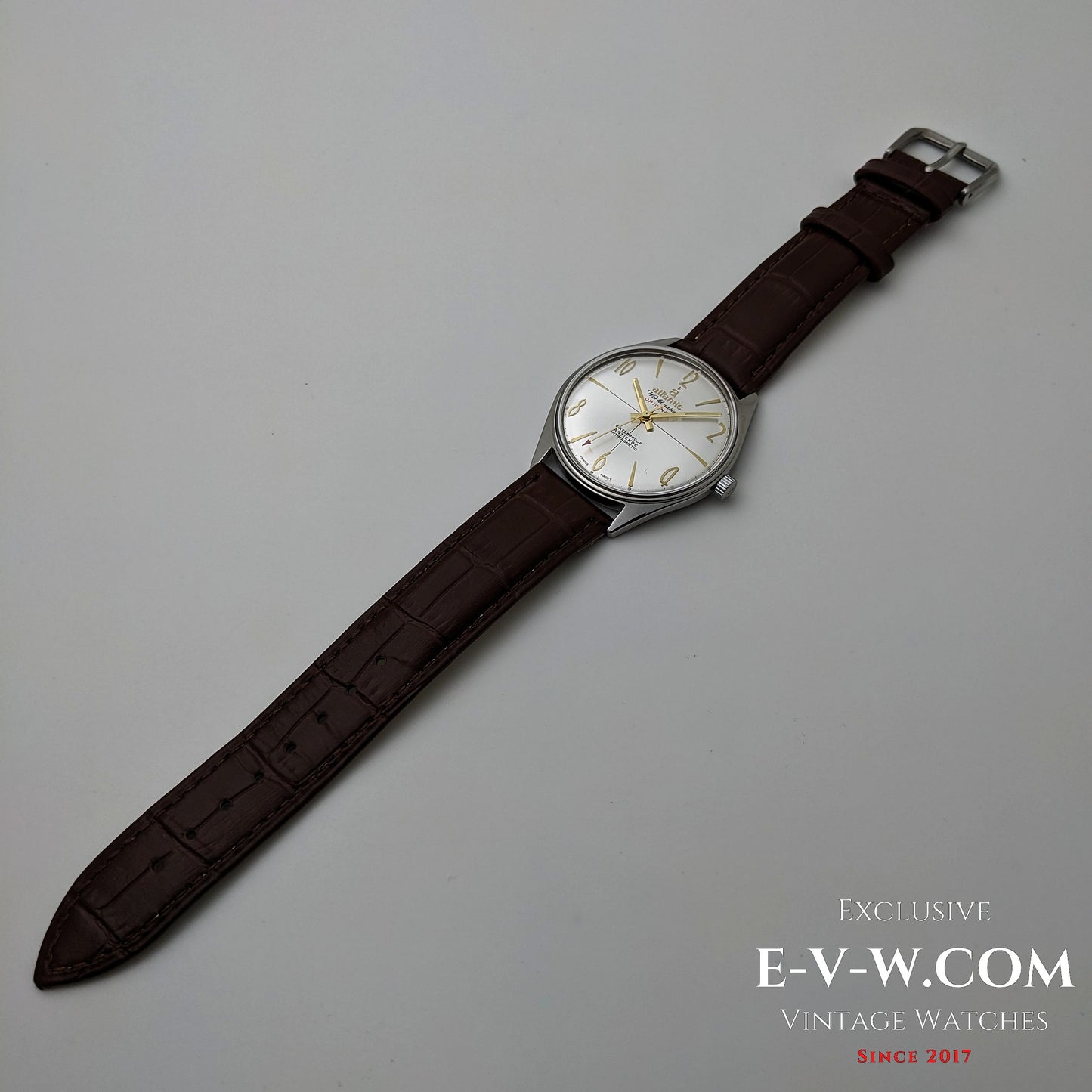 Vintage Atlantic Worldmaster Watch | 696N Caliber Watch | Serviced