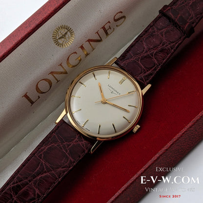 Vintage 1968 Longines 18k Solid Gold Vintage Watch Ref. 7785 - Cal. 284 / Serviced