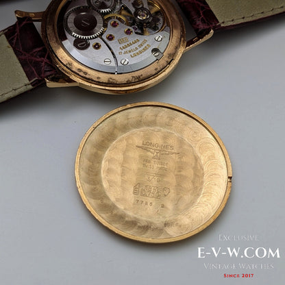 Vintage 1968 Longines 18k Solid Gold Vintage Watch Ref. 7785 - Cal. 284 / Serviced