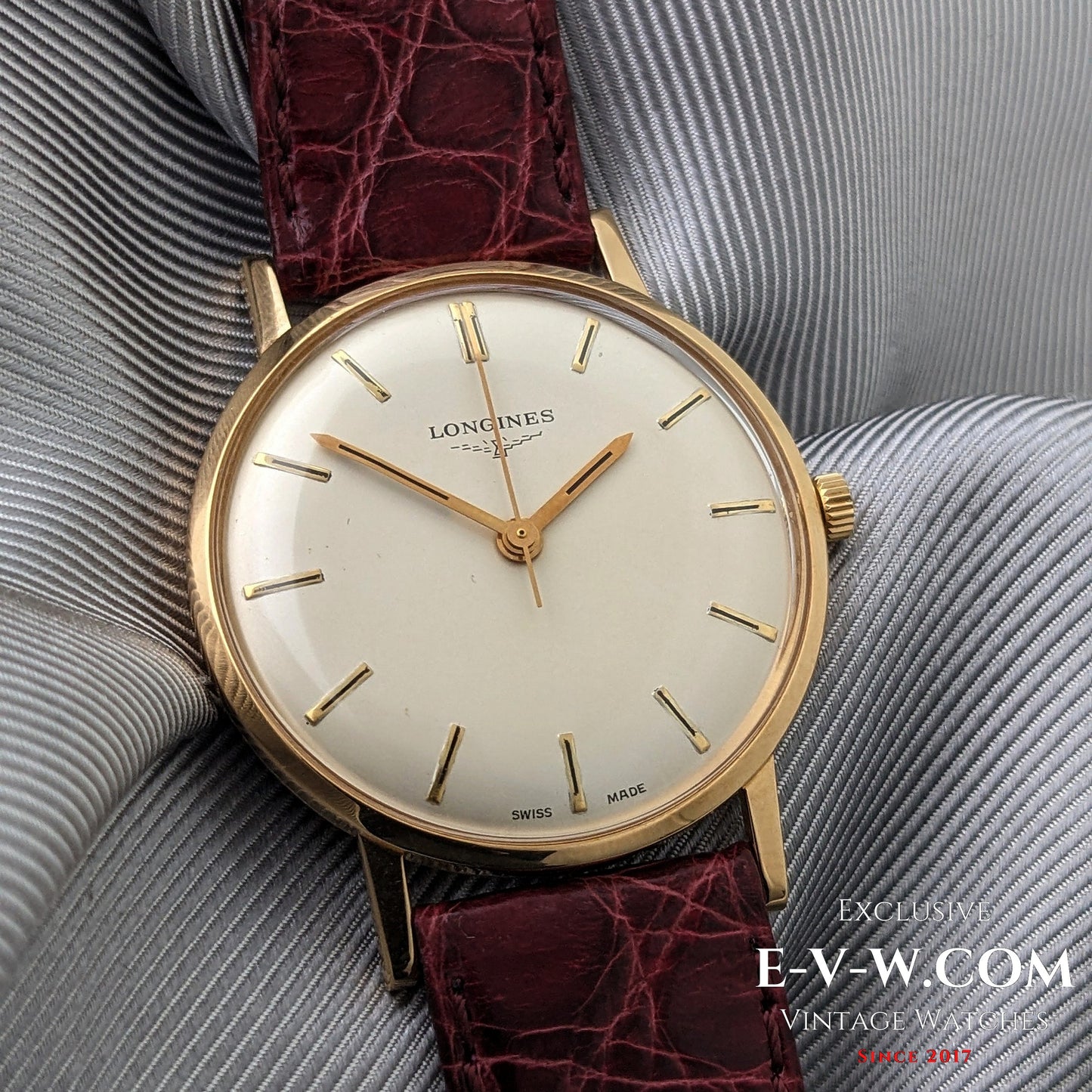 Vintage 1968 Longines 18k Solid Gold Vintage Watch Ref. 7785 - Cal. 284 / Serviced