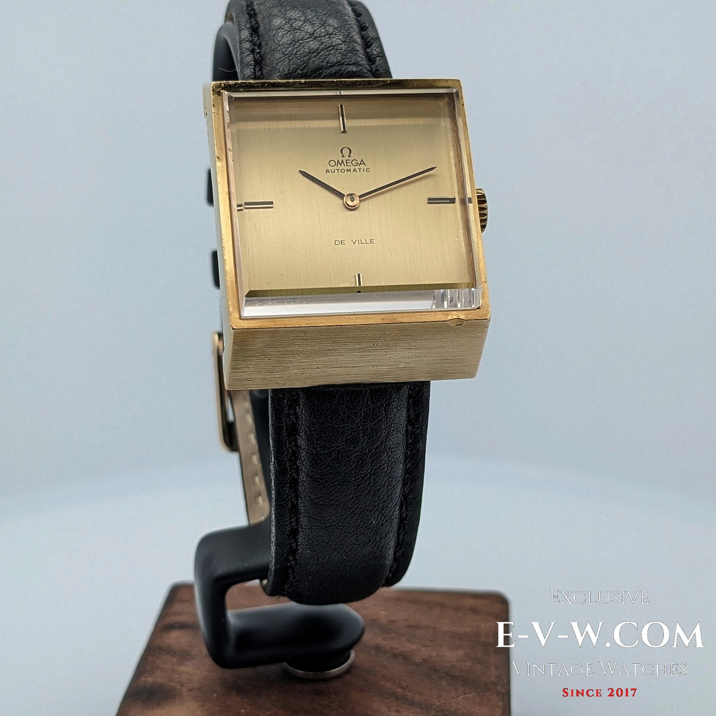 Rare Omega DeVille Super-Emeraude 1975 Automatic Watch / Gold Plated / Serviced