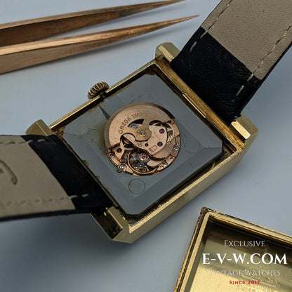 Rare Omega DeVille Super-Emeraude 1975 Automatic Watch / Gold Plated / Serviced